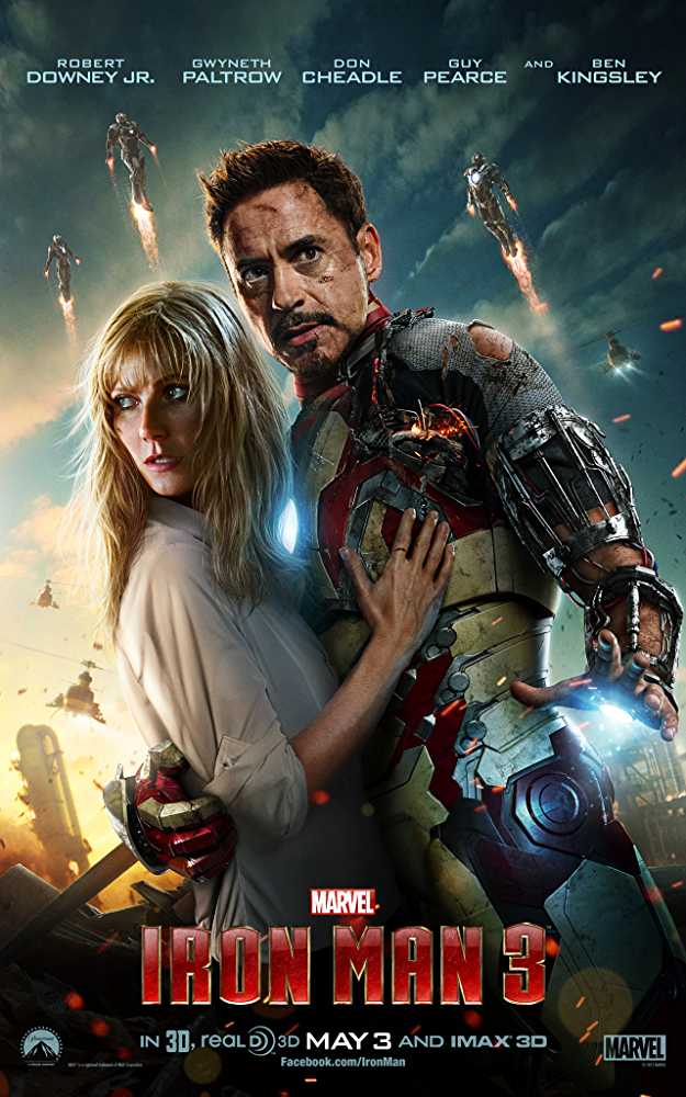 Iron Man 3 2013 Dual Audio Hindi-English 480p 720p 1080p Bluray