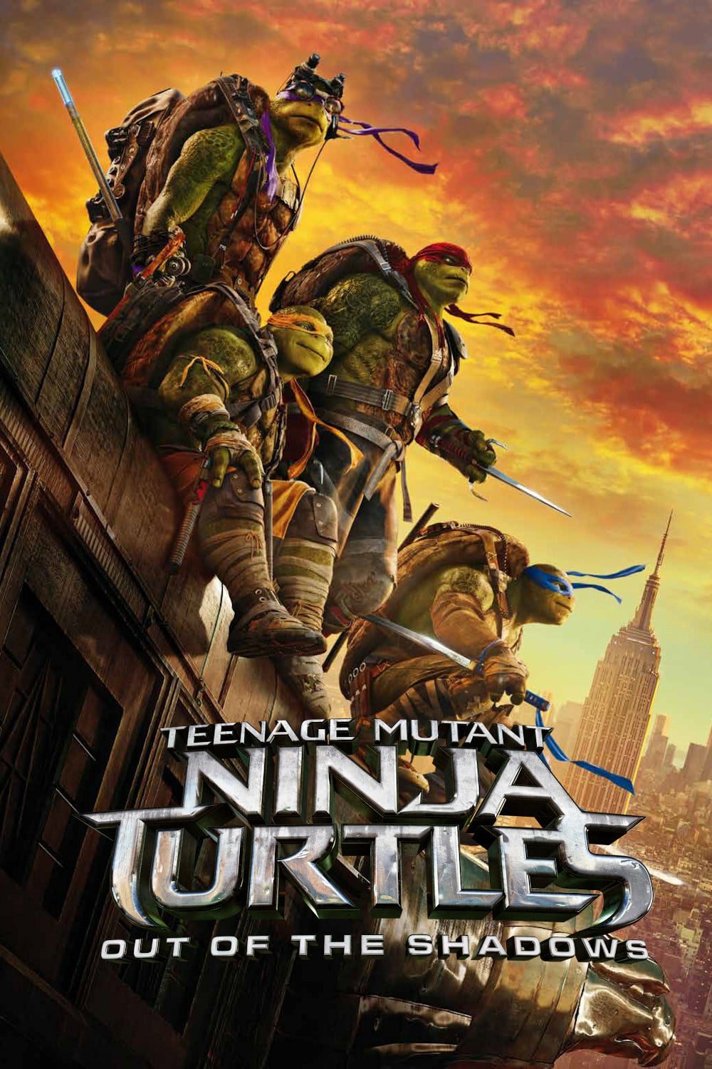 Teenage Mutant Ninja Turtles: Out of the Shadows (2016) Dual Audio Hindi-English